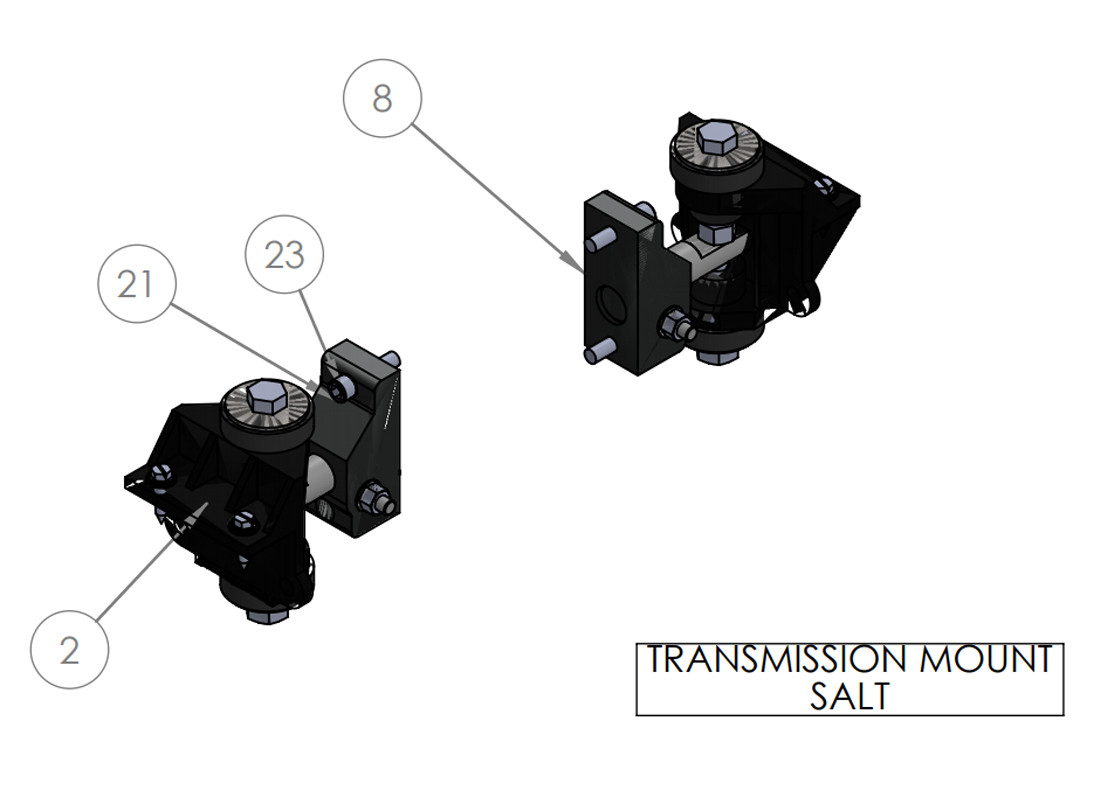TRANSMISSION MOUNT SALT TRANSMISSION MOUNT SALT