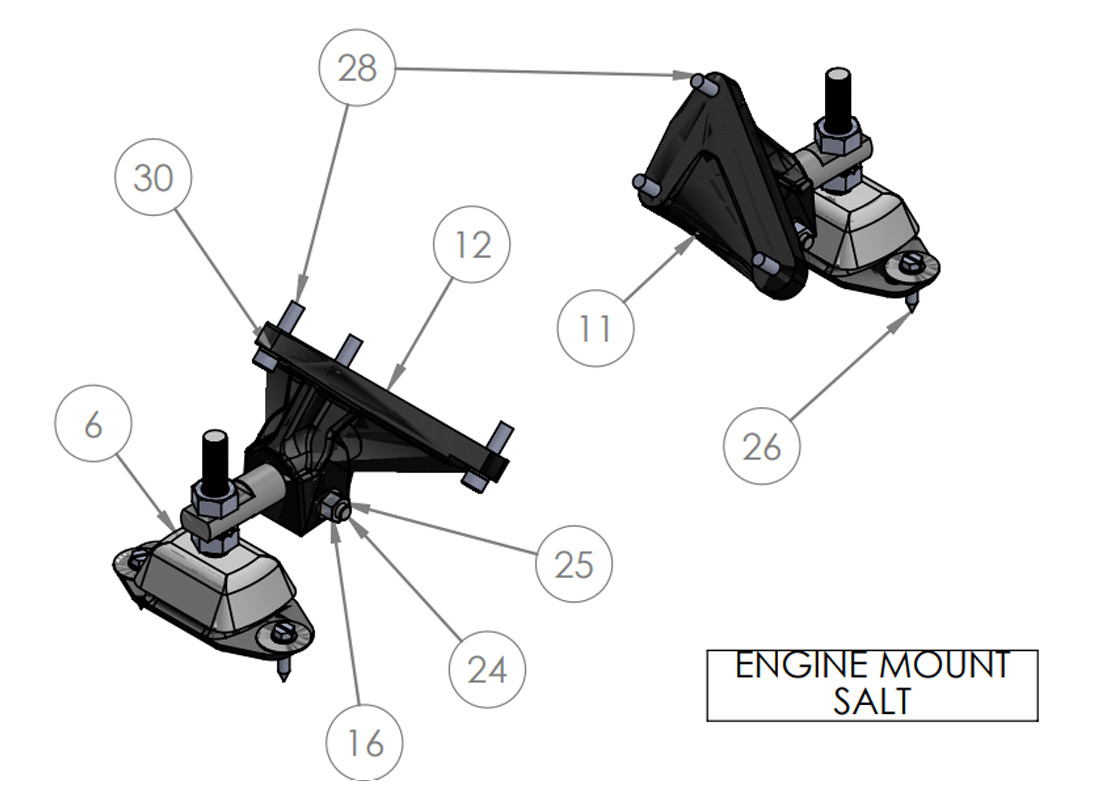ENGINE MOUNT SALT ENGINE MOUNT SALT