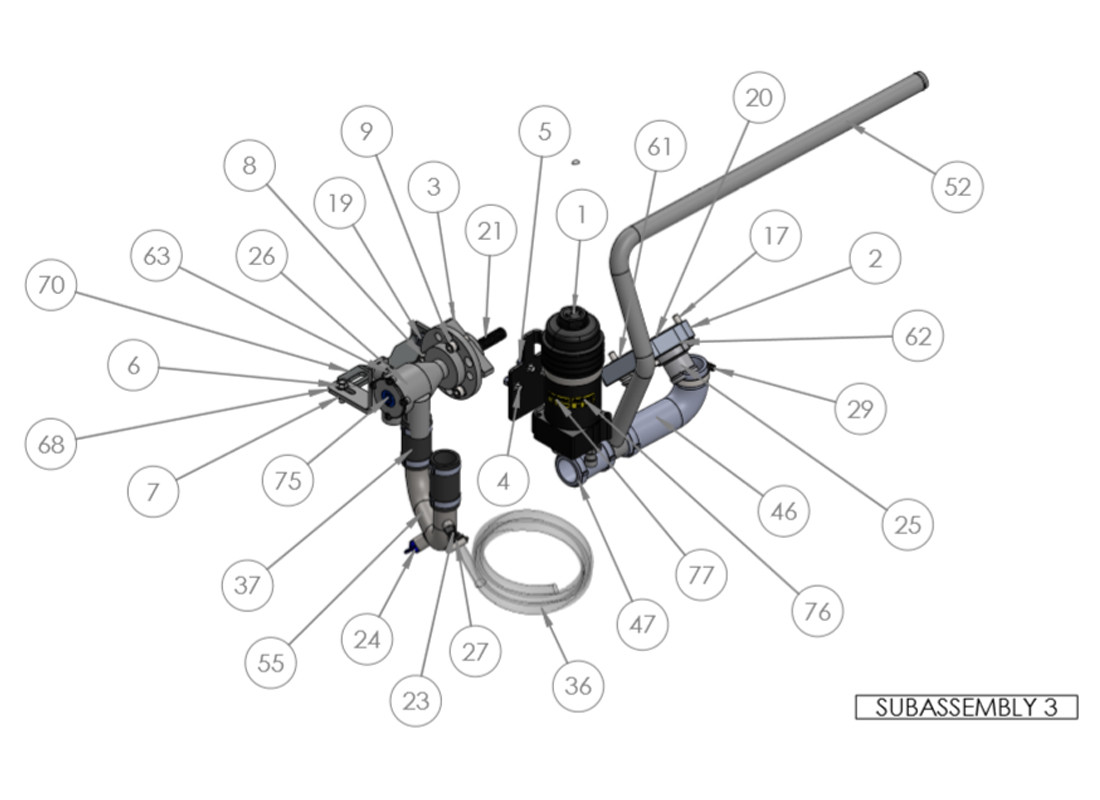 SUBASSEMBLY 3 SUBASSEMBLY 3