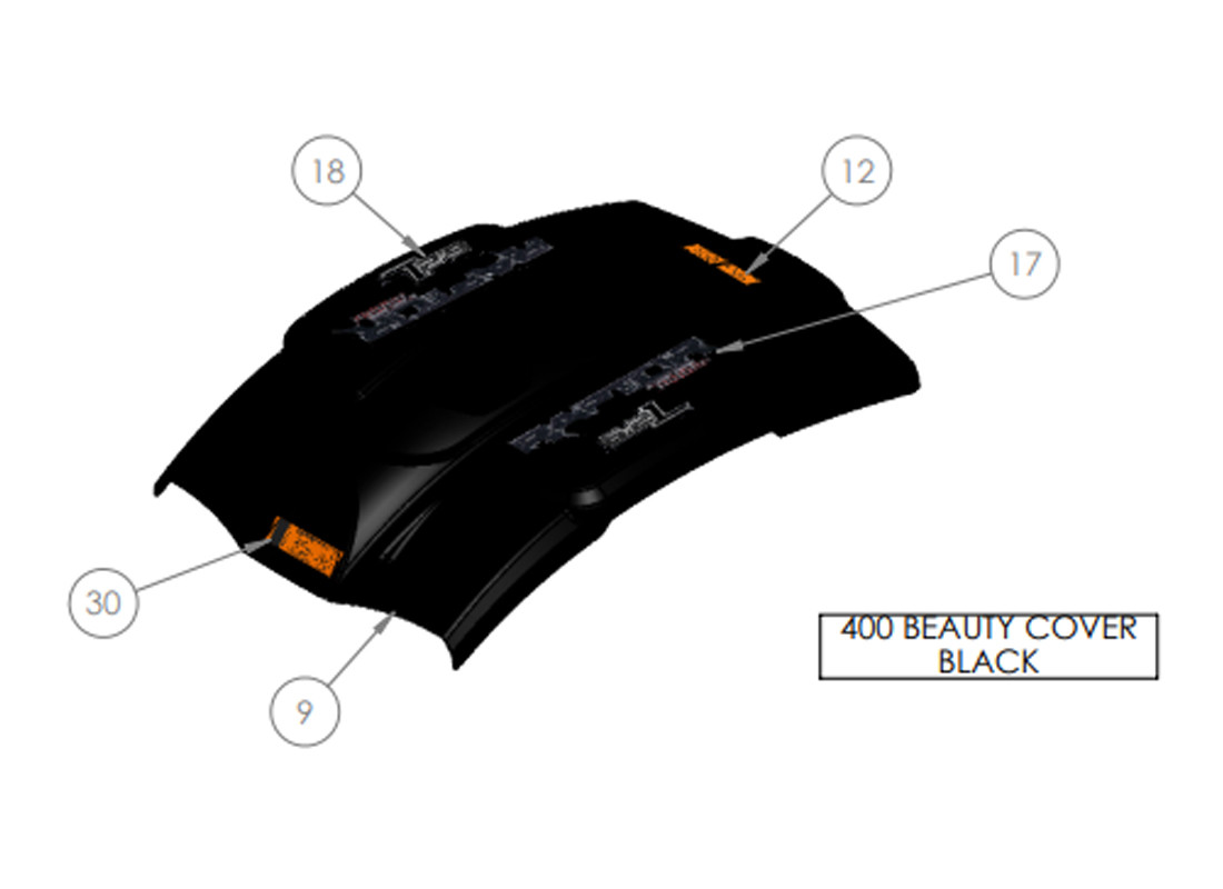 400 BEAUTY COVER BLACK