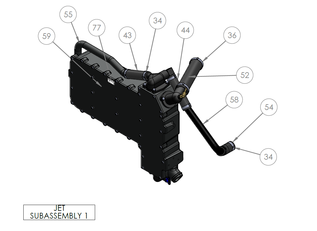 JET SUBASSEMBLY 1