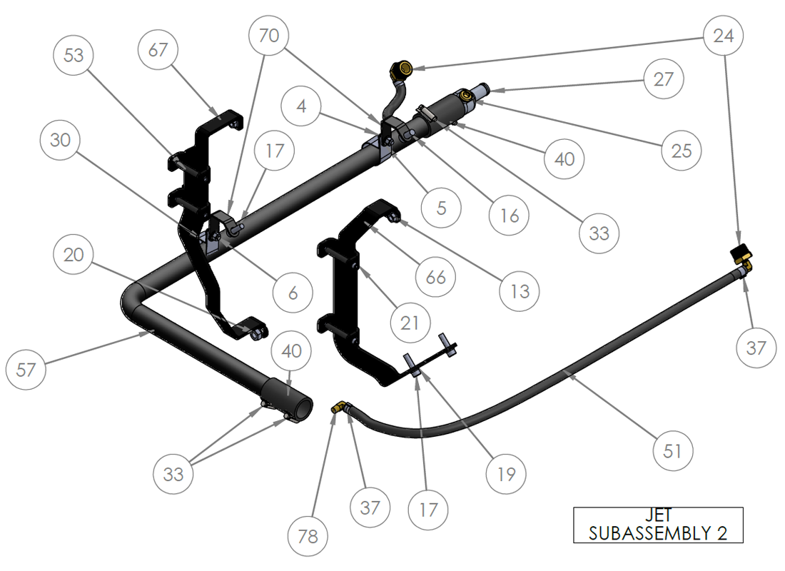 JET SUBASSEMBLY 2 JET SUBASSEMBLY 2