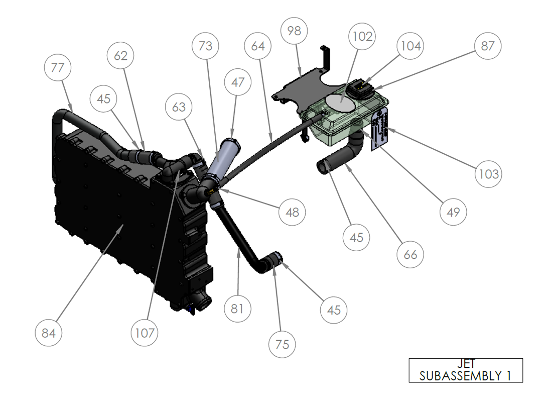 JET SUBASSEMBLY 1
