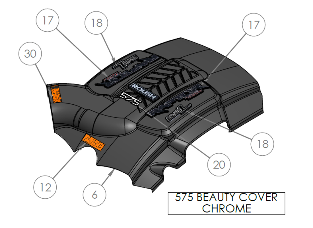 575 BEAUTY COVER CHROME 575 BEAUTY COVER CHROME