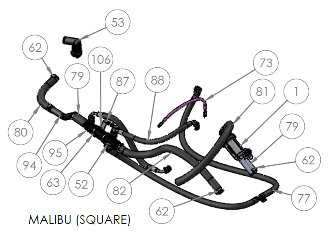 MALIBU (SQUARE)