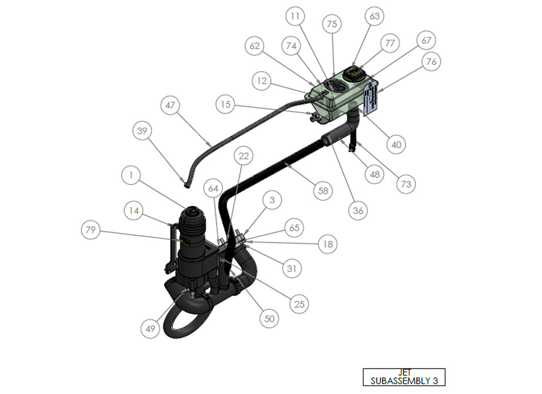 JET SUBASSEMBLY 3