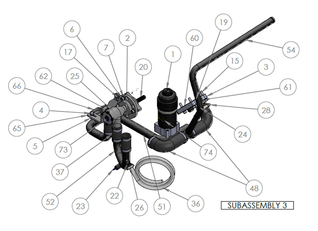 SUBASSEMBLY 3 SUBASSEMBLY 3