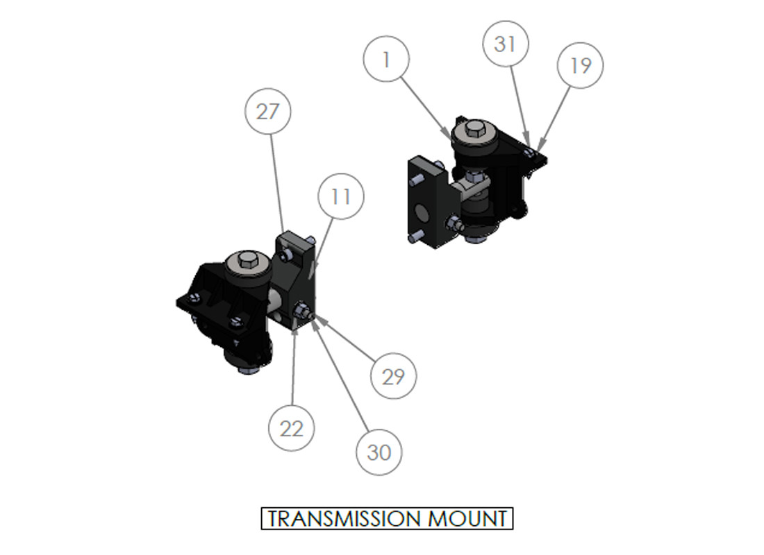 TRANSMISSION MOUNT TRANSMISSION MOUNT