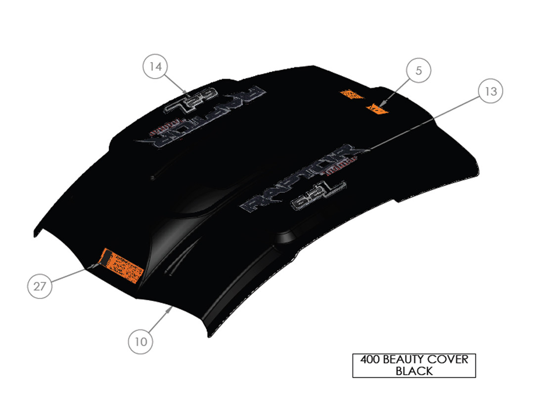 400 BEAUTY COVER BLACK