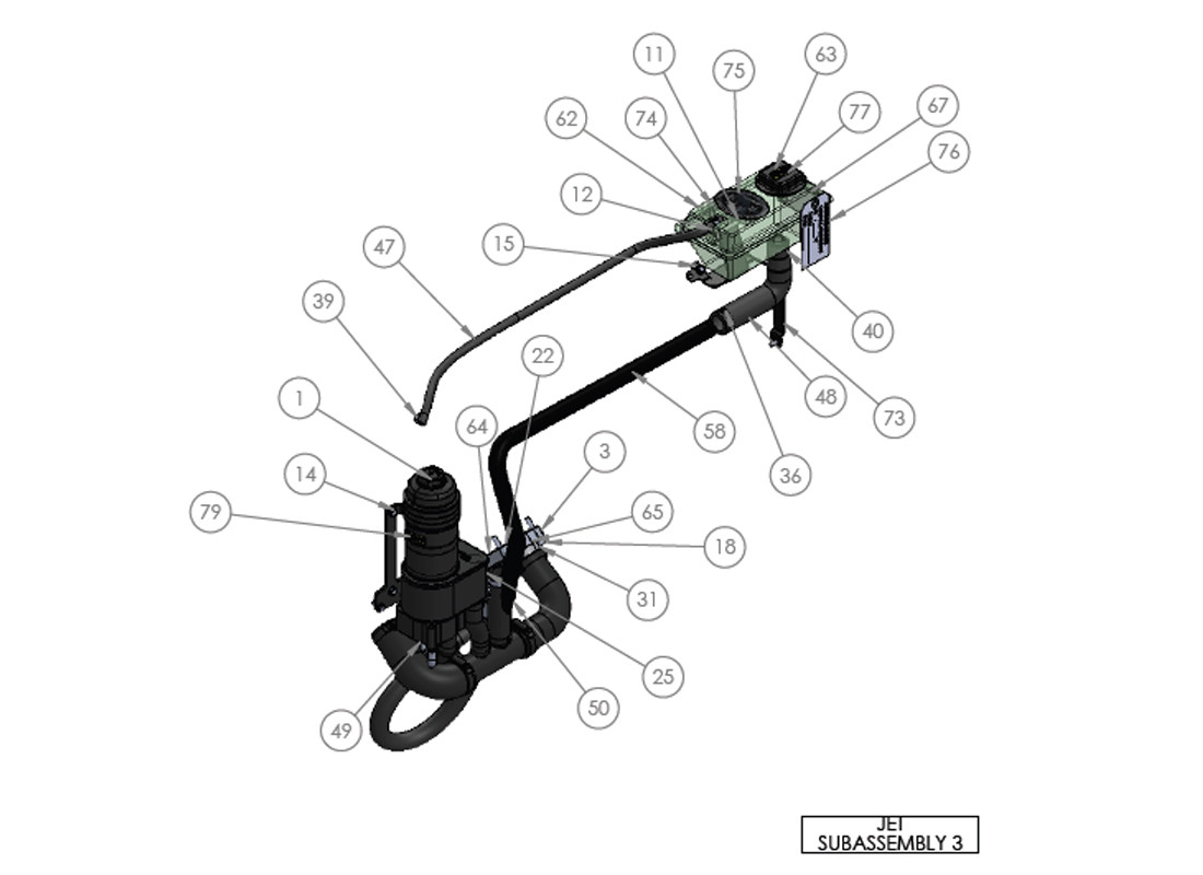 JET SUBASSEMBLY 3