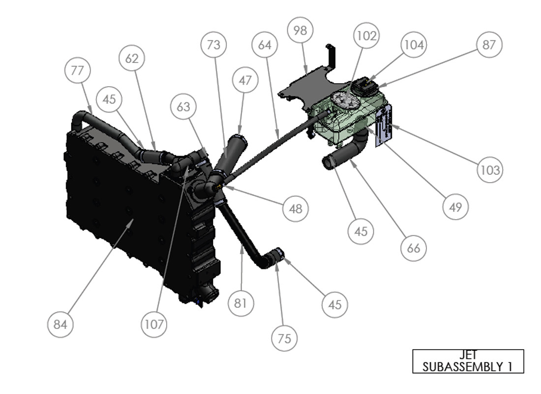 JET SUBASSEMBLY 1