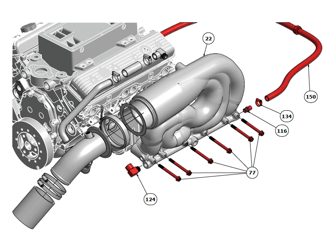 Exhaust Assembly - Starboard Exhaust Assembly - Starboard