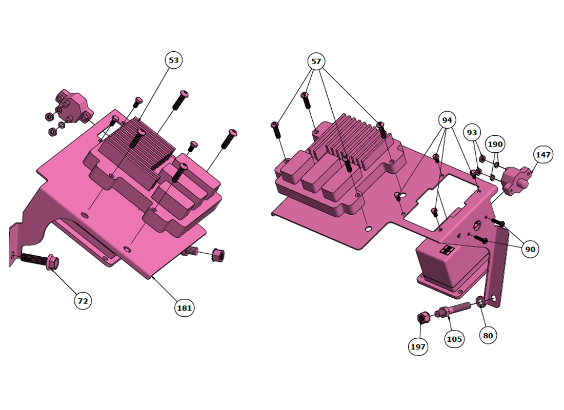 ECM Bracket Assembly ECM Bracket Assembly