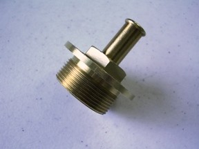 Indmar FITTING 28mm x 1.25 x 3/8 BARB