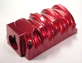 Indmar PLENUM TOP MCX  PAINTED RED
