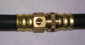 HOSE WITH COUPLER (DRIPLESS)