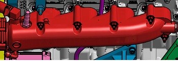 MANIFOLD BANK 1 6.2 FORD (CYL1 SIDE)MS