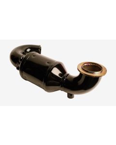 585928-B ELBOW BANK 1 RAISED 1", BLACK