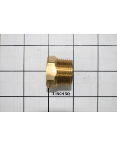 PLUG 3/4 HEX BRASS FITTING