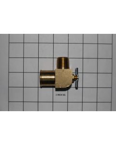 FITTING 1/2 x 1" EL BRASS W/VE
