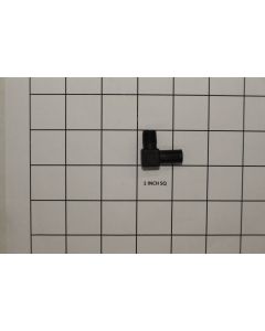 FITTING 1/8 NPT X 3/8 BARB NYL ELBOW