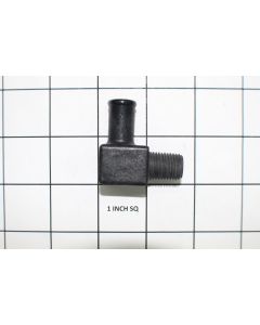 FITTING 1/4 NPT X 1/2 HOSE 90 NYLON