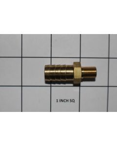 606300 FITTING, 1/2" BARB X M10