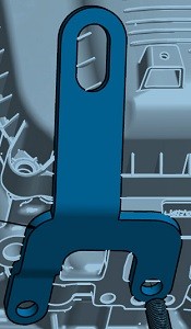 Indmar BRACKET ALT LS-1 TOP MOUNT