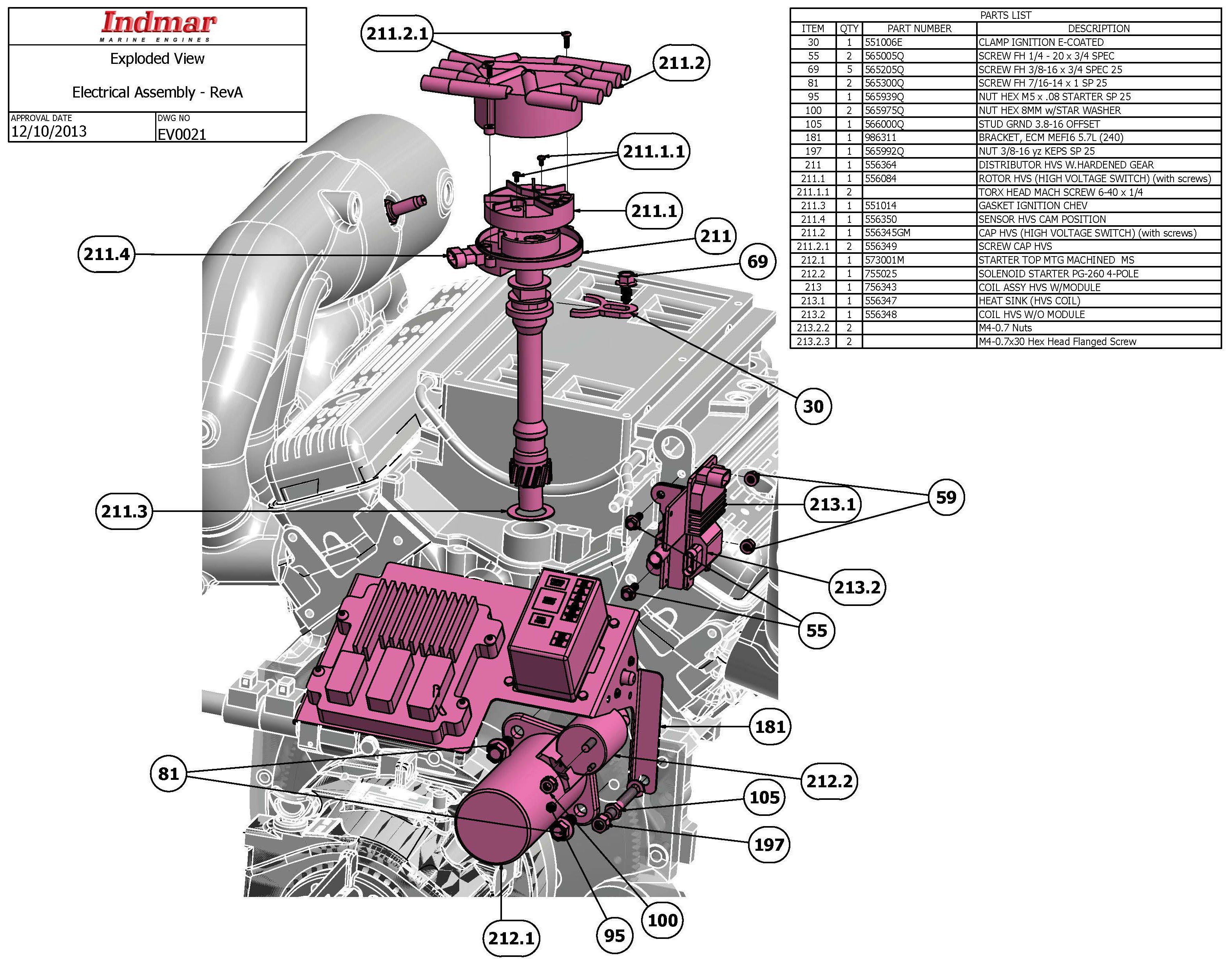Indmar COIL HVS W/O MODULE