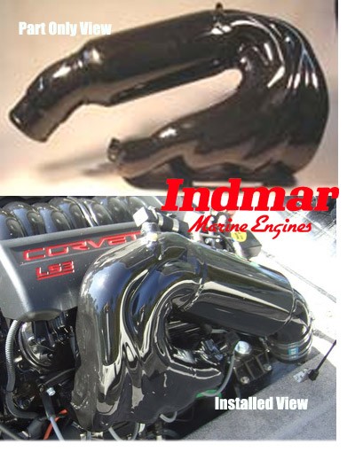 NULL Exhaust Manifold Indmar ETXCAT 6.0L with Catalyst STBD Side
