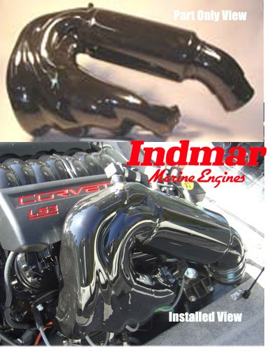 Exhaust Manifold Indmar ETXCAT 6.0L with Catalyst Port Side